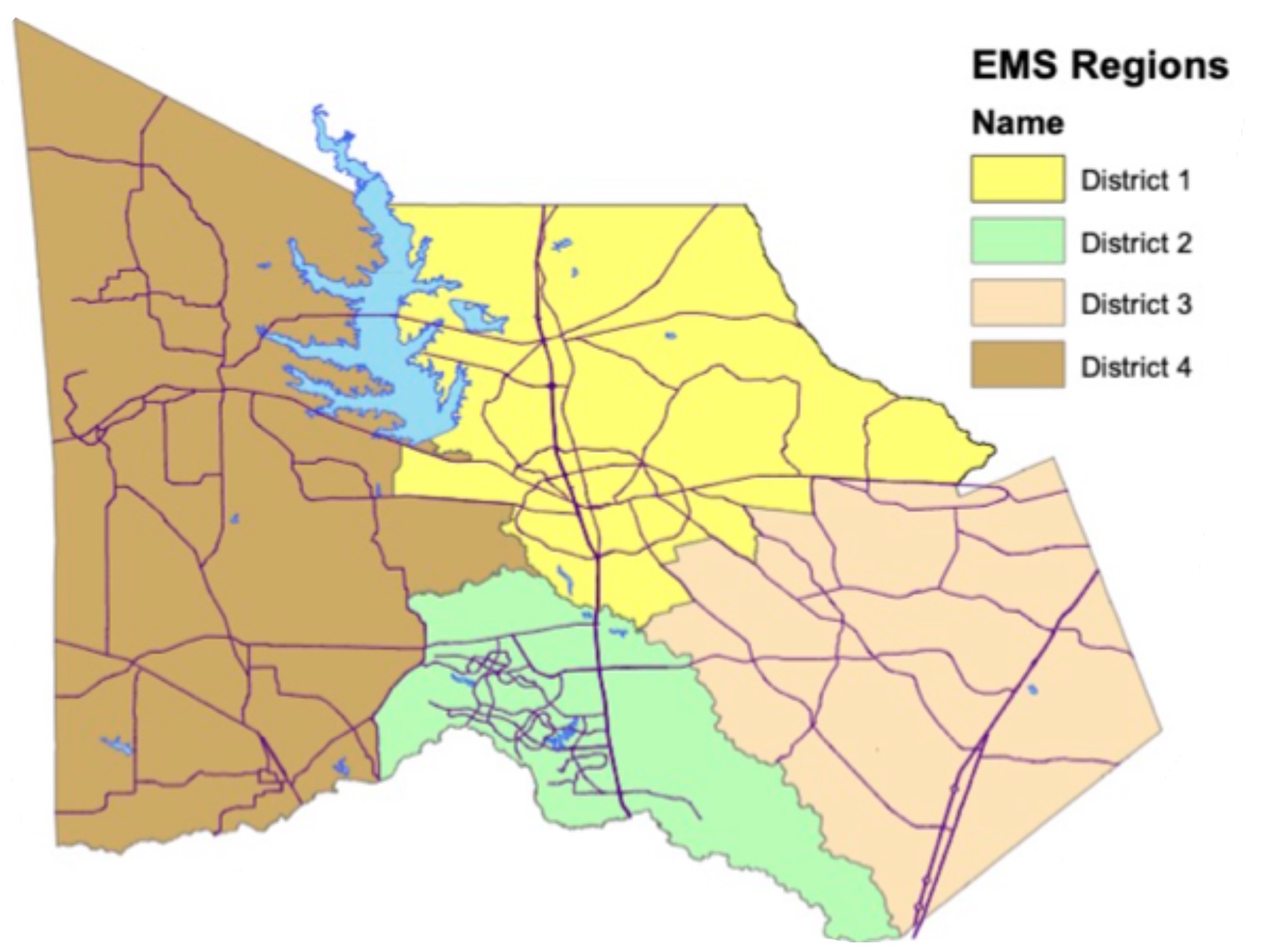 MCHD EMS Districts First responders in ambulance